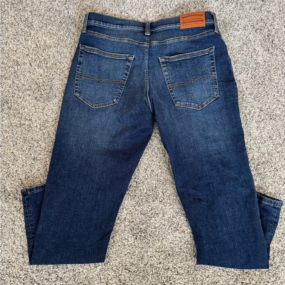 Lucky Brand Men's Dark Blue Straight Jeans size 32-30